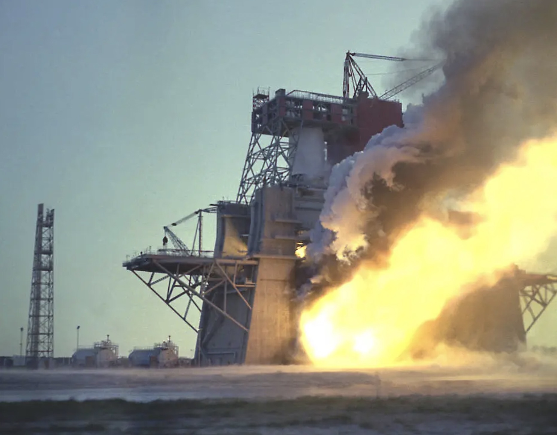 Rocket testing at the Stennis Space Center